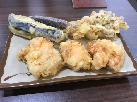 ふらす屋製麺所天ぷら食べ放題三巡目
