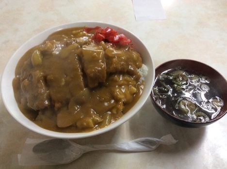 渋川林屋食堂特大カツカレー定食