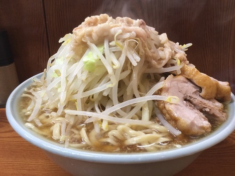 ラーメン二郎亀戸大ラーメンヤサイマシマシアブラ