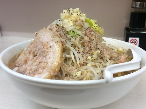 碧いの豚二郎オラオラ盛りヤサイアブラ