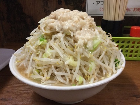 ラーメン二郎品川店大ラーメンヤサイマシマシ全店制覇