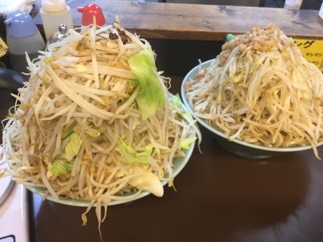 立川マシマシ秘密工場大ラーメンヤサイマシマシ別盛2