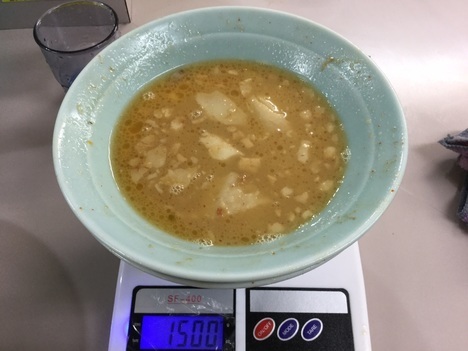 立川マシマシ足利つけ麺大ヤサイマシマシスープ割