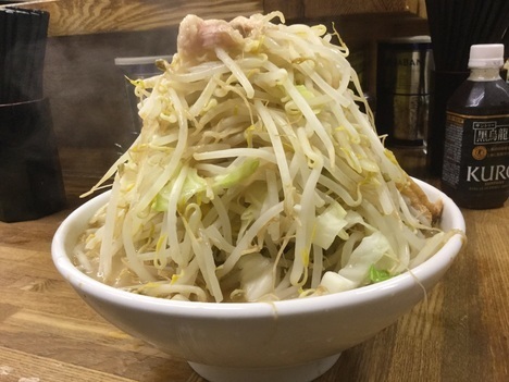 ラーメン二郎小金井街道店大ラーメンヤサイマシマシアブラ絶品