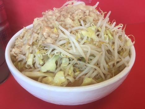 ラーメン二郎仙台店大ラーメンヤサイマシマシアブラ