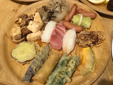 ファーマーズガーデン菖蒲食べ放題バイキング天ぷら寿司一品料理