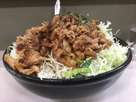 野田けやき食堂デカ盛り特6けやき丼