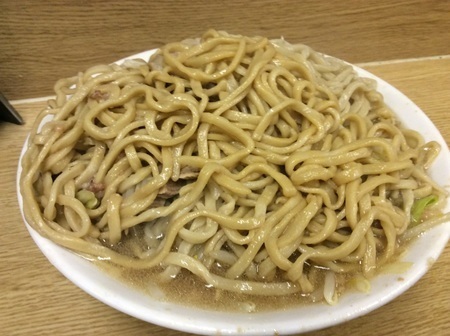 ラーメン二郎栃木街道天地返し