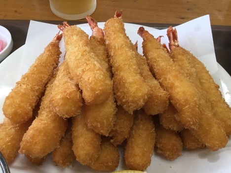 東刈谷よろずやエビフライ食べ放題大量
