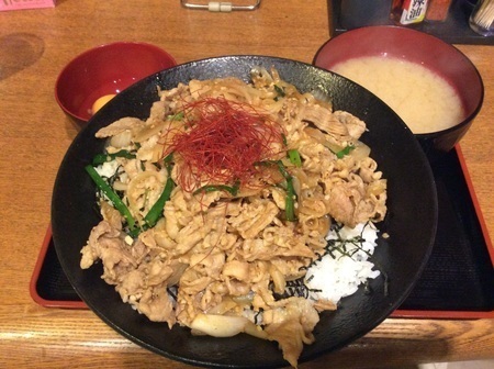 藤岡ともや食堂スタミナ丼メガ盛り
