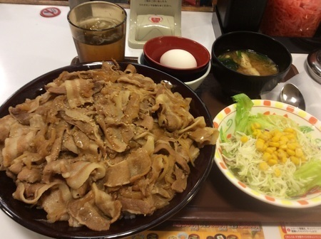 すき家キング豚丼セット