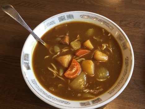 三条正広食堂カレーラーメン