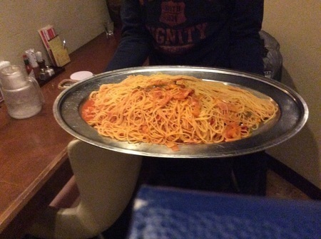 洋麺亭デカ盛り特注ナポリタン