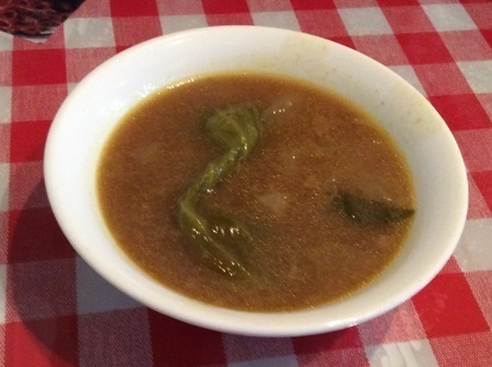 水戸ウオカネサービスカレースープ